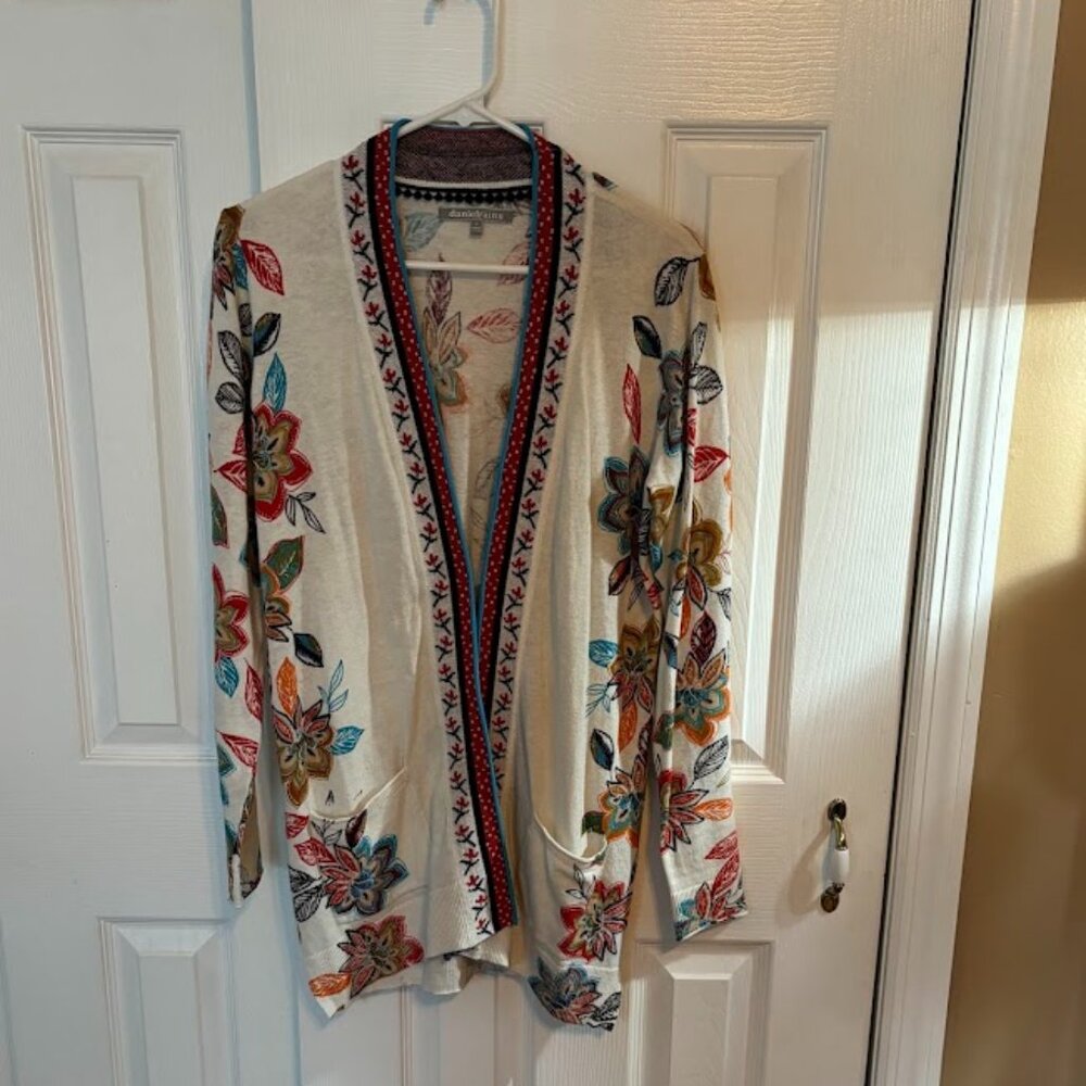 Daniel Rainn Cardigan, size S US, Multi colored